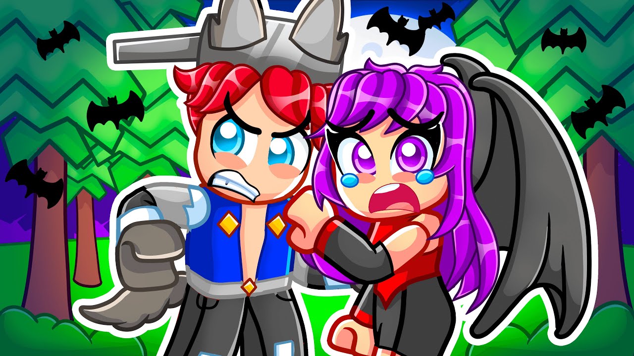 Vampire and Werewolf FORBIDDEN LOVE in Roblox SNAPCHAT!