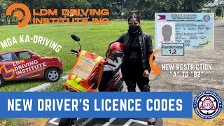 NEW DRIVER'S LICENSE CODES UNDER LTO PART 1 | A TO B2 | WATCH NOW!!🧡