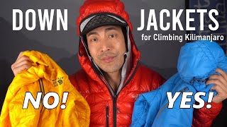 Choosing the Best Down Jacket for Climbing Kilimanjaro (Really Important!)