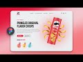Pringles Website UI Design in Figma | Animation in Figma | Figma Tutorial For Beginners