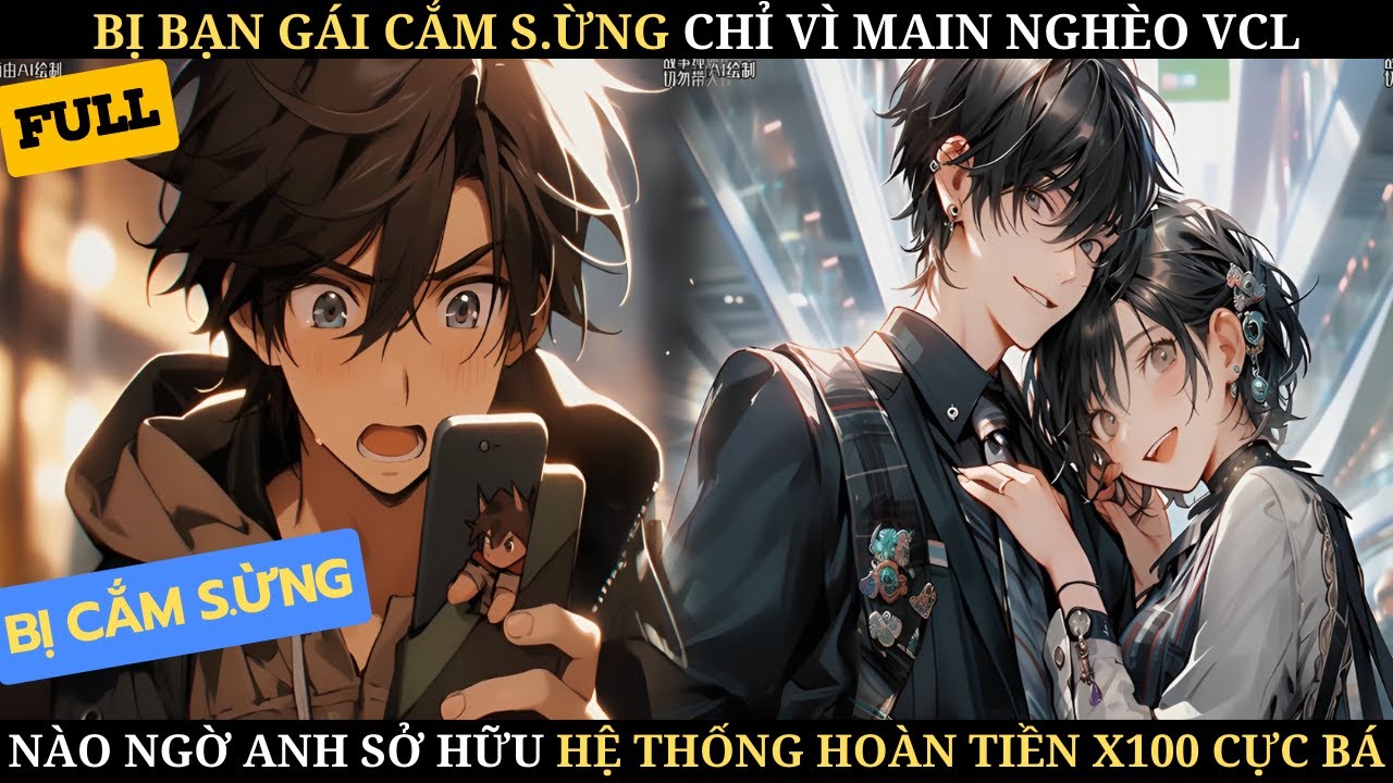 BỊ BẠN GÁI CẮM S.ỪNG CHỈ VÌ NGHÈO NÀO NGỜ MAIN SỞ HỮU HỆ THỐNG HOÀN TIỀN X100 CỰC BÁ | REVIEW TRUYỆN