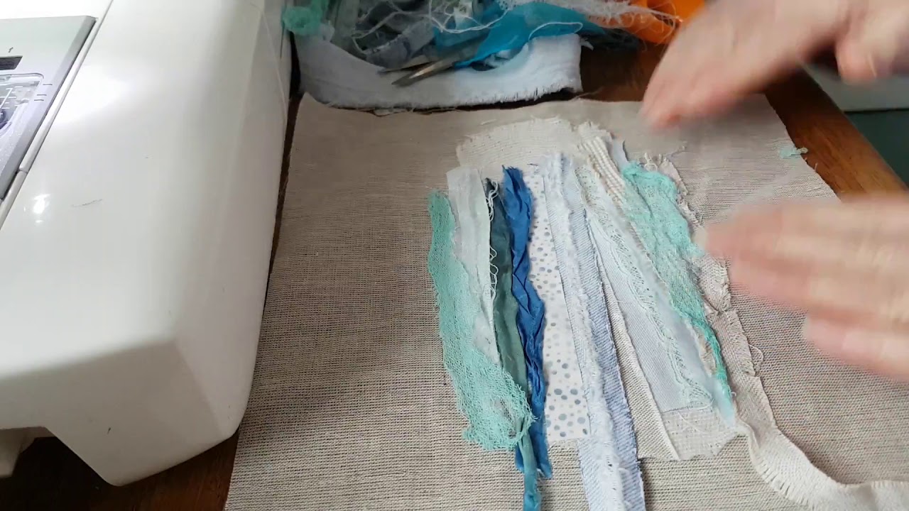 Как создать абстрактное текстильное произведение искусства в прибрежном стиле