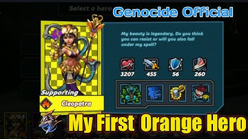 MY FIRST ORANGE HERO | GENOCIDE OFFICIAL - CLONE EVOLUTION