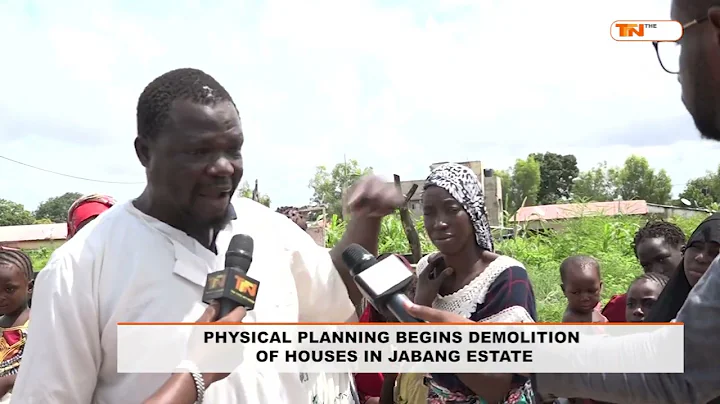 PHYSICAL PLANNING BEGINS DEMOLITION OF HOUSES IN JABANG ESTATE