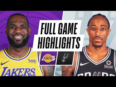 Game Recap: Lakers 109, Spurs 103