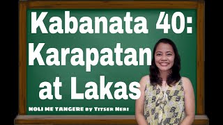 NOLI ME TANGERE | Kabanata 40 : Karapatan at Lakas