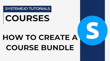 How to create a course bundle | Systeme.io tutorials
