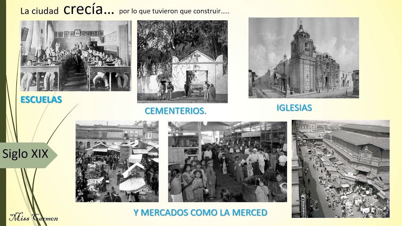 La vida cotidiana del campo y la ciudad en la CDMX siglo XIX - YouTube