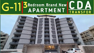 3 Bed Apartment for sale in G11 Islamabad luxury apartment in islamabad brand new apartment