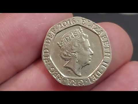 UK 2016 20p Twenty Pence Coin REVIEW + VALUE