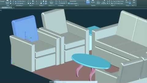 Hướng dẫn vẽ Sofa Auto Cad 3D [Full Video]