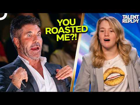 14-Year-Old Comedian ROASTED Simon Cowell... Then He Said She Could WIN | Eva Abley | BGT