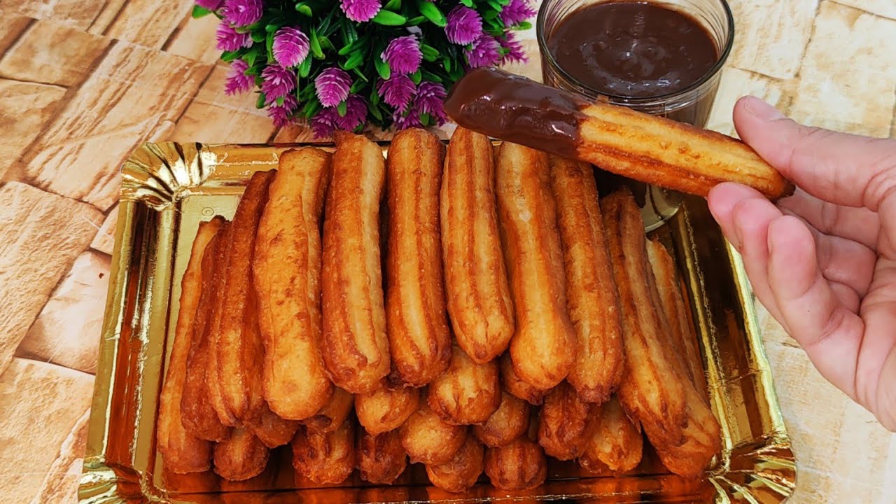 cómo hacer CHURROS CASEROS SIN CHURRERA NO EXPLOTAN DE LA FORMA MÁS FÁCIL Y RÁPIDA QUE VERÁS
