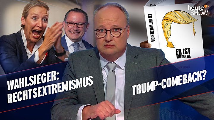 Warum wählen junge Menschen die AfD? Landtagswahlen in Hessen und Bayern | heute-show vom 13.10.2023