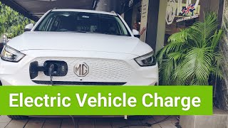 How To Charge Electric Vehicle.. Charge Mg ZS Ev. #mgzsev2022 #mgcomet #mgastor2023