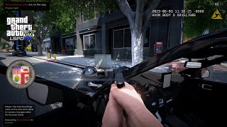 [NO COMMENTARY] GTA V LSPDFR | LAPD OFFICER FATALLY SHOOT AN ARMED ATM ROBBER