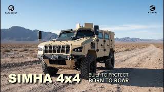 Kalyani Strategic Systems Ltd. & Paramount Unveil Simha 4x4 – Next-Gen Modular Multipurpose Vehicle
