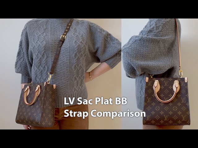 LV Sac Plat BB Strap Try On and Comparison • Which strap works