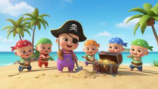 Pirate Treasure Song for Kids | Baby Songs &amp; Nursery Rhymes | Fun Adventure 🏴‍☠️🎵