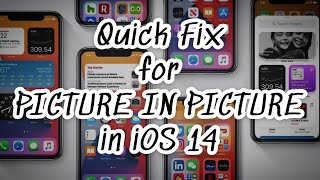 EASY FIX FOR iOS14 PiP PROBLEM