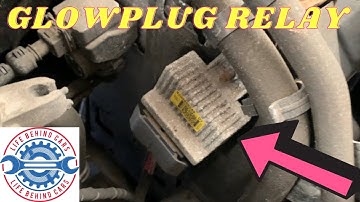 Vauxhall Vivaro Glow Plug Relay location