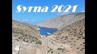 The island of Syrna in 2021 in Greece (4k)