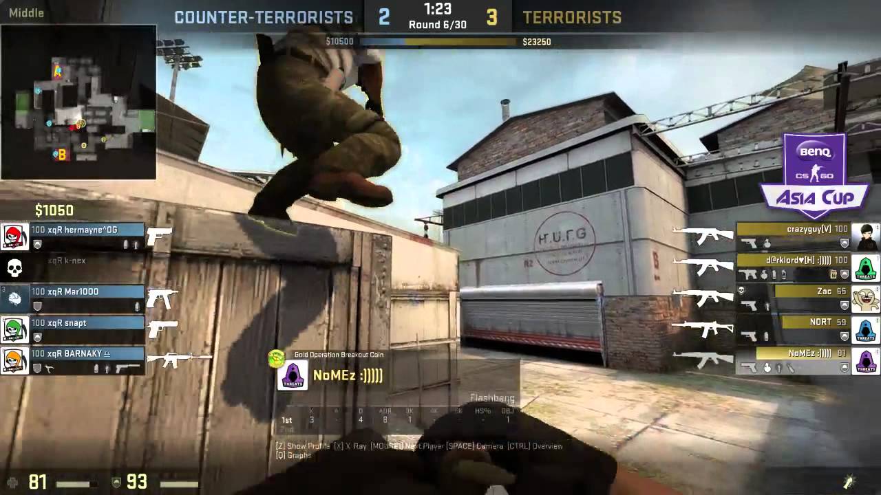 BenQ Asia Cup : GROUPS xqR vs Secret