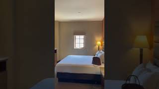 Corner suite at Drury Inn, Santa Fe, Sept 2025