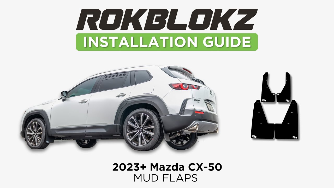 Mazda CX-50 2023+ Rally Mud Flaps — RokBlokz