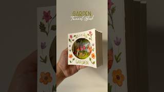 Garden tunnel book ✨#diy #crafts #painting #shorts #viralshort #trending