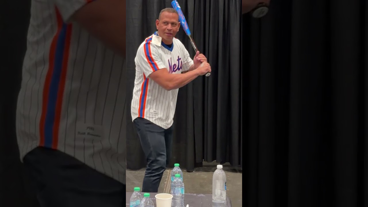 Alex Rodriguez in a Mets jersey?! His favorite player growing up was Keith Hernandez & he showed it!