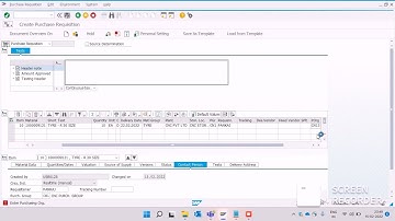How to create a Purchase Requisition in SAP - SAP MM Basic Video