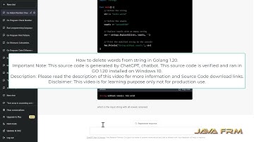 How to delete words from string in Golang 1.20