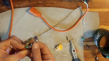 DIY... extention cord female plug repair