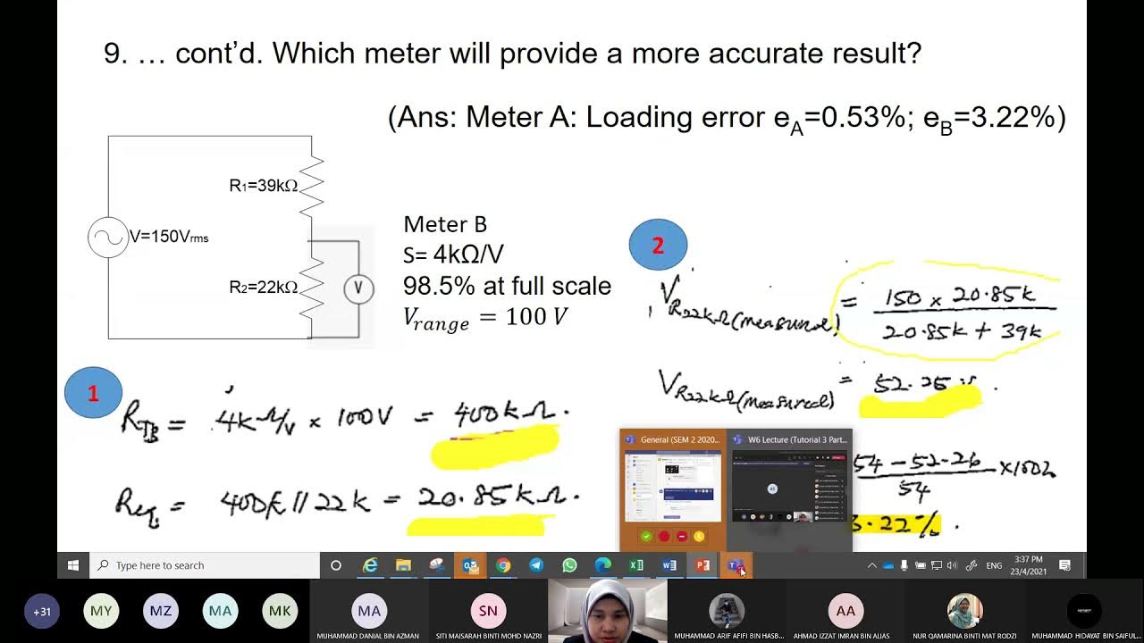 BEKG 1233 Tutorial 3 Part 2 HalfWave and FullWave Rectifier AC