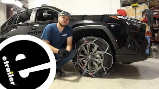 etrailer How to Install Konig Commercial Truck Tire Chains on your 2024 Toyota RAV4
