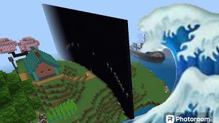 На наше Поселення насуваться ЦУНАМІ 🌊в Minecraft Українською.