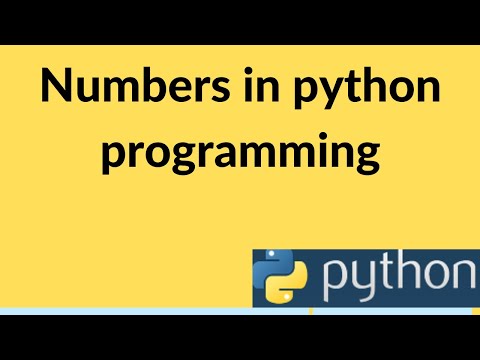 Numbers in python programming || python casting || python numbers