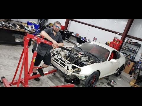 TAKING OUT MY SUPRA'S 2JZ LIVE!!! - TAKING OUT MY SUPRA'S 2JZ LIVE!!!