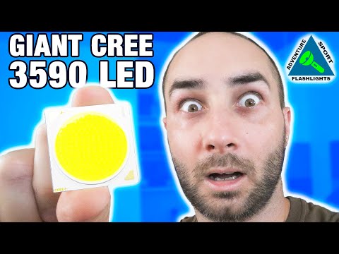 World&rsquo;s Brightest LED in a Flashlight!  (Cree CXB3590)