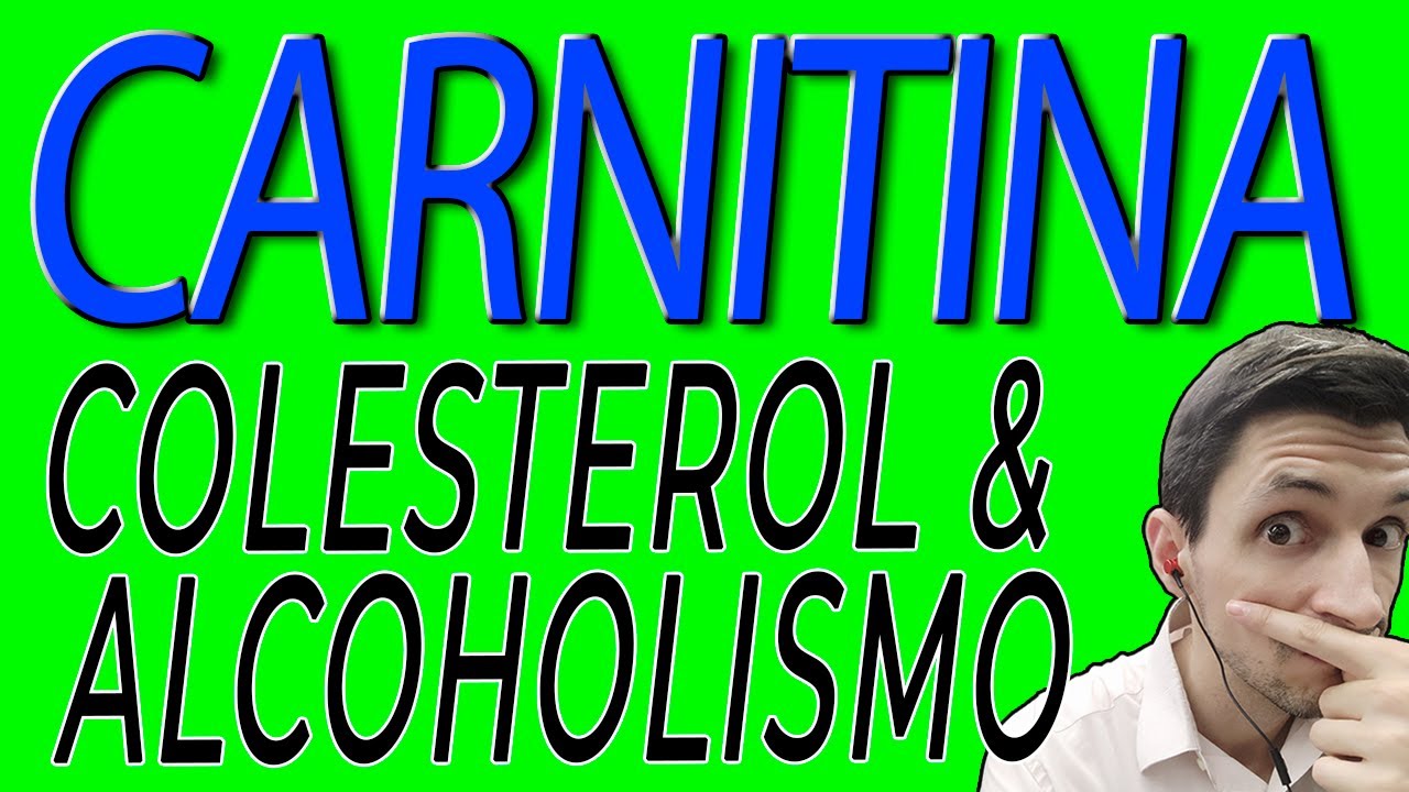 l carnitina colesterol Cómo la CARNITINA ayuda en el COLESTEROL y en problemas de ALCOHOLISMO