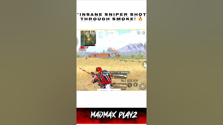"Insane Sniper Shot Through Smoke! 🔥 | MadMaxx Playz"