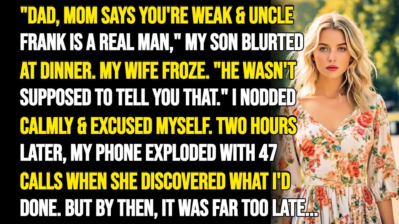 My 10-Year-Old Son EXPOSED My Wife's Affair At Family Dinner. What I Did Next LEFT EVERYONE SHOCKED