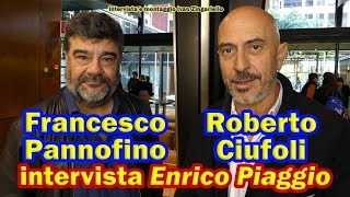 Francesco Pannofino e Roberto Ciufoli, intervista film tv Enrico Piaggio