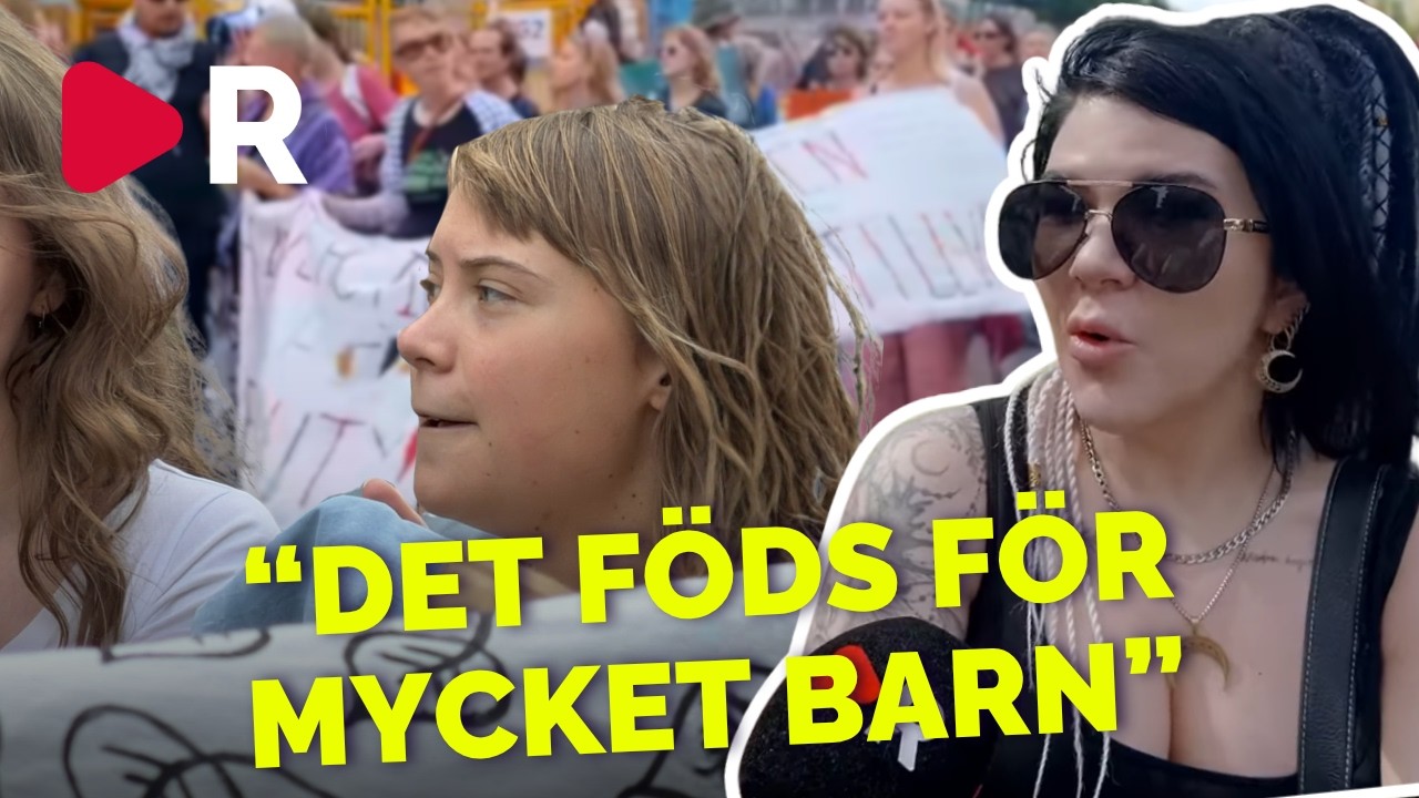 Riks besöker klimataktivisternas jättedemonstration