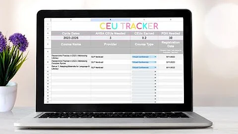 CEU Tracker to Help Manage Your Continuing Education Units 👩 🎓