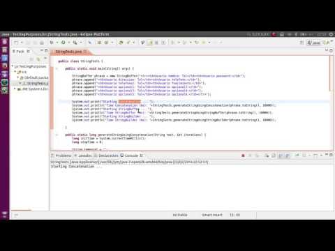 Importancia de como concatenar una String en Java