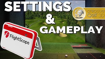 Creative Golf 3D - settings and playing a few holes
