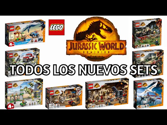 Todos los nuevos Sets de LEGO Jurassic World: Dominion 