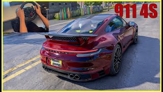 Porsche 911 Carrera 4s - The Crew Motorfest (Steering wheel + shifter gameplay)